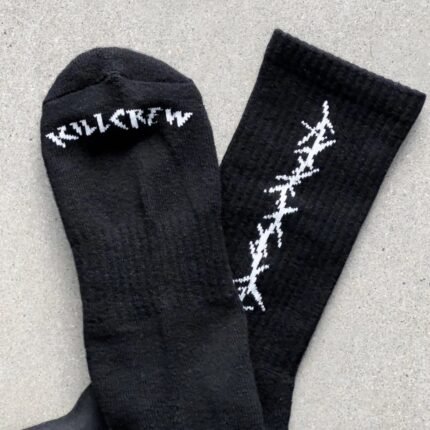 Killcrew Barbwire High Socks - Black