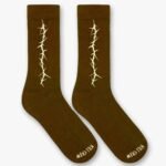 Killcrew Barbwire High Socks - Brown