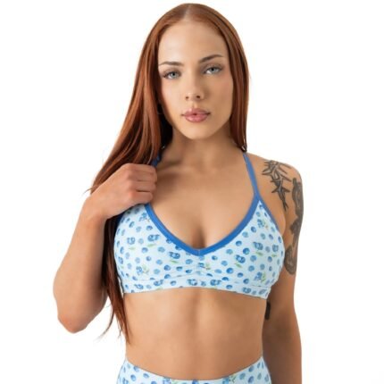 Killcrew Blueberry Sports Bra - Blue