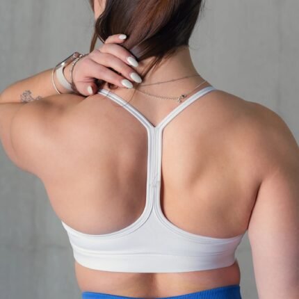Killcrew Classic Sports Bra - White Black
