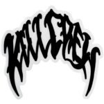 Killcrew Classic Sticker - Black White