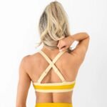 Killcrew Color Block Sports Bra - Amber
