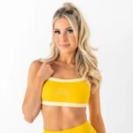 Killcrew Color Block Sports Bra - Amber