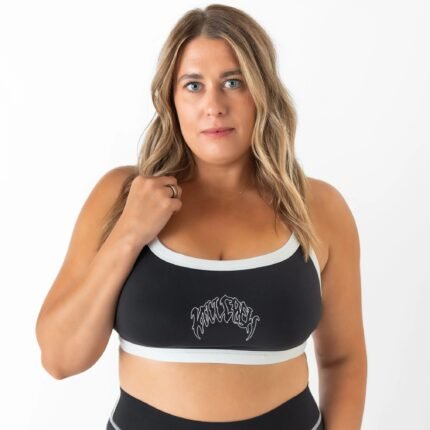 Killcrew Color Block Sports Bra - Black