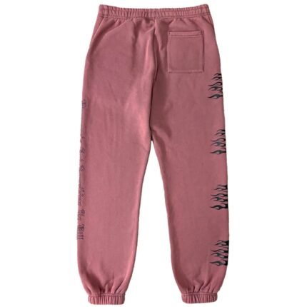 Killcrew Heavyweight Lux War Wolf Sweatpants - Maroon