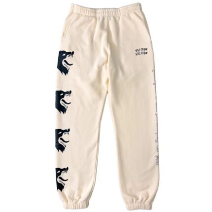 Killcrew Heavyweight Lux War Wolf Sweatpants - Maroon