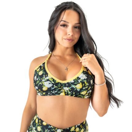 Killcrew Lemon Sports Bra - Black