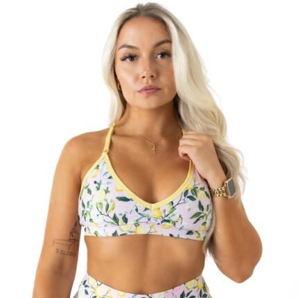 Killcrew Lemon Sports Bra - Pink