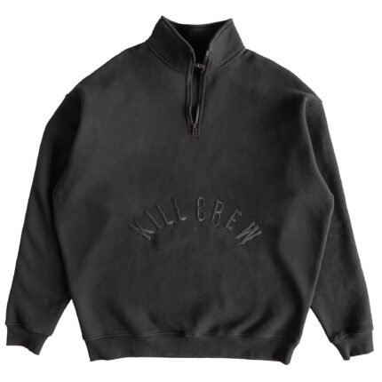 Killcrew Lux Quarter Zip Up - Blackout