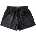 Killcrew Muay Thai Flame Shorts (Mid Thigh Cut) - Blackout