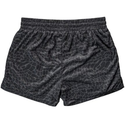Killcrew Muay Thai Shorts (Mid Thigh Cut) - Black Crocodile