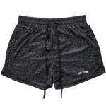 Killcrew Muay Thai Shorts (Mid Thigh Cut) - Black Crocodile