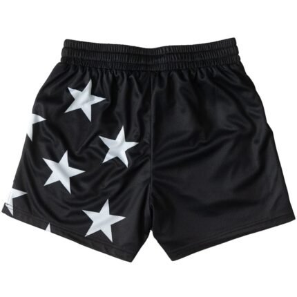Killcrew Muay Thai Shorts (Mid Thigh Cut) Star Boy - Black White
