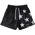 Killcrew Muay Thai Shorts (Mid Thigh Cut) Star Boy - Black White
