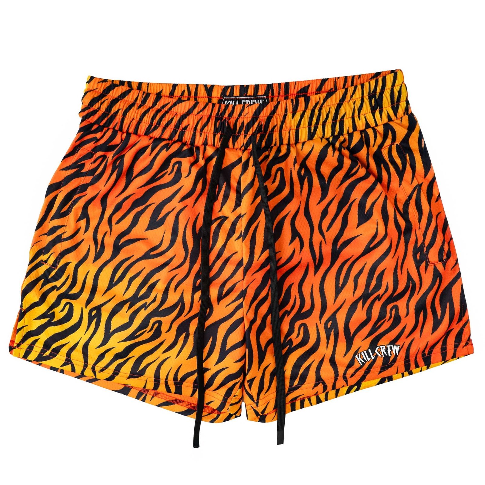 Killcrew Muay Thai Shorts (Mid Thigh Cut) - Tiger V2 Killcrew Muay Thai Shorts (Mid Thigh Cut) - Tiger V2