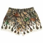Killcrew Muay Thai Shorts (Mid Thigh Cut) Wildfire - White