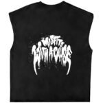Killcrew Natural Cotton Misfit Cutoff - Black