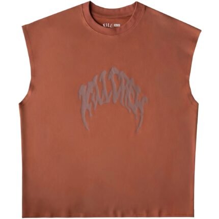 Killcrew Natural Cotton Misfit Cutoff - Brown