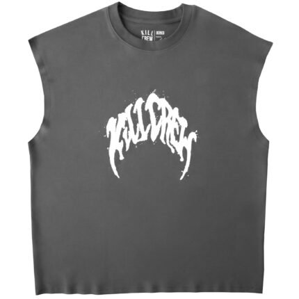 Killcrew Natural Cotton Misfit Cutoff - Grey