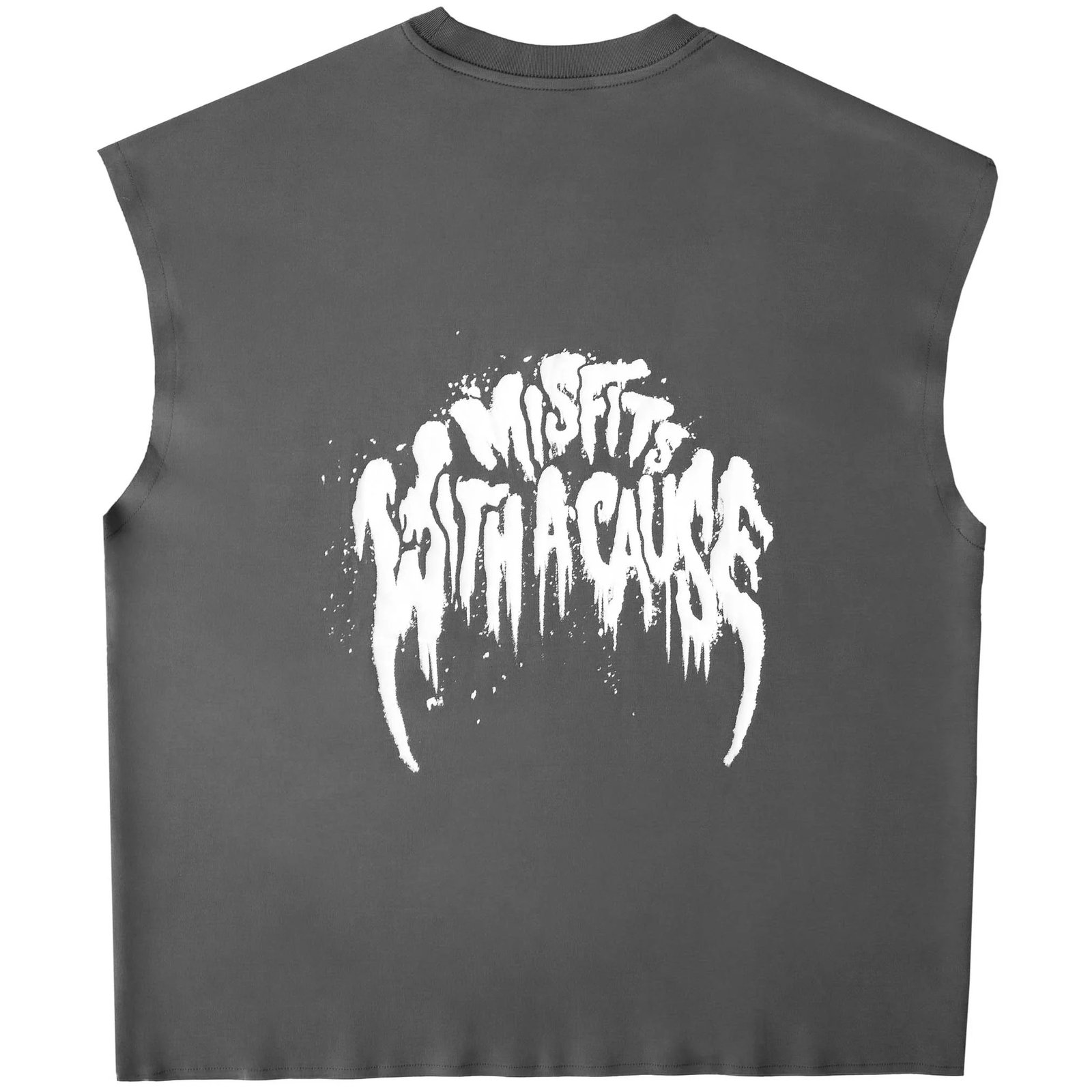 Killcrew Natural Cotton Misfit Cutoff - Grey Killcrew Natural Cotton Misfit Cutoff - Grey