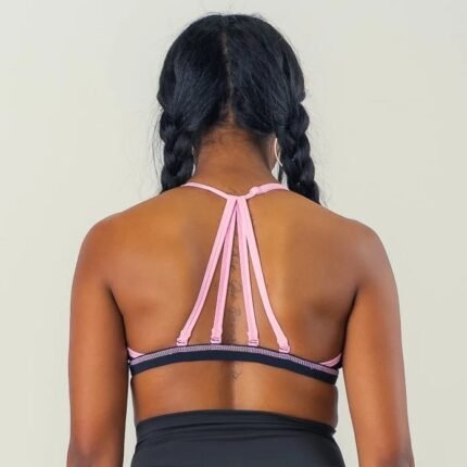 Killcrew Outseam Sports Bra - Black Pink