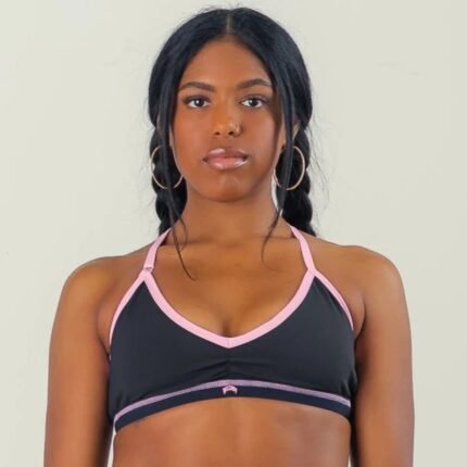 Killcrew Outseam Sports Bra - Black Pink