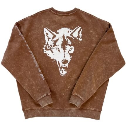 Killcrew Oversized Heavyweight Classic Crew Neck - Brown