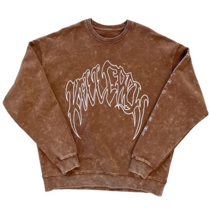 Killcrew Oversized Heavyweight Classic Crew Neck - Brown
