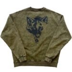 Killcrew Oversized Heavyweight Classic Crew Neck - Olive