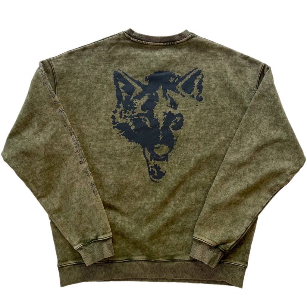 Killcrew Oversized Heavyweight Classic Crew Neck - Olive Killcrew Oversized Heavyweight Classic Crew Neck - Olive