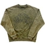 Killcrew Oversized Heavyweight Classic Crew Neck - Olive