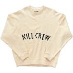 Killcrew Oversized Heavyweight Kill Crew Crew Neck - Cream