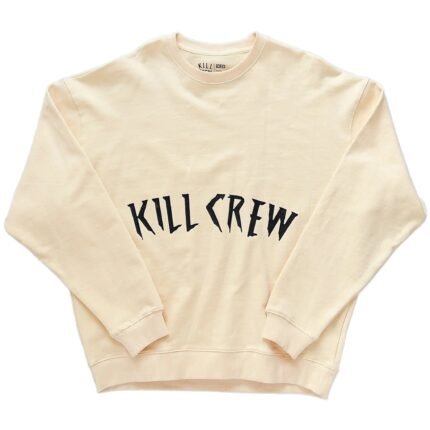 Killcrew Oversized Heavyweight Kill Crew Crew Neck - Cream