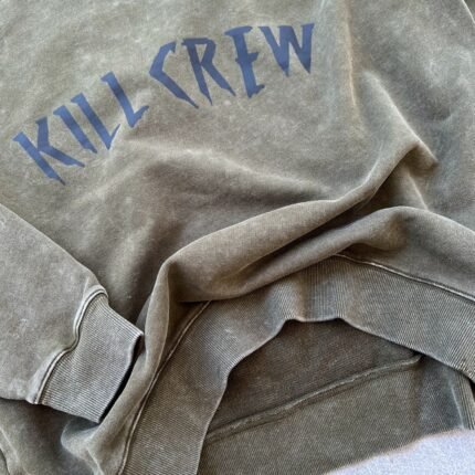 Killcrew Oversized Heavyweight Kill Crew Crew Neck - Olive