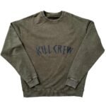 Killcrew Oversized Heavyweight Kill Crew Crew Neck - Olive