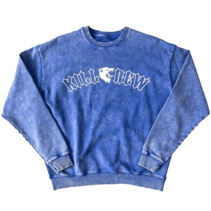 Killcrew Oversized Heavyweight To Kill Crew Neck - Blue