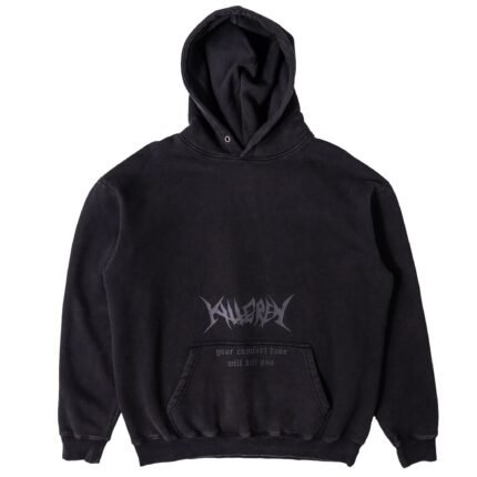 Killcrew Oversized Lux Comfort Zone Hoodie - Blackout