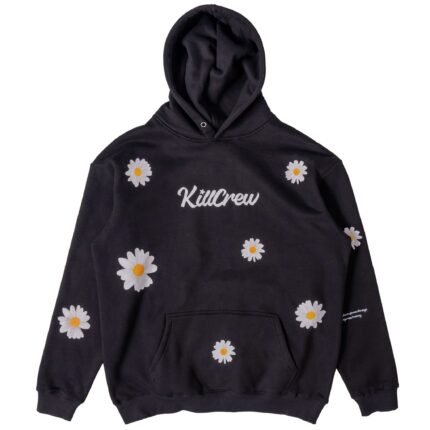 Killcrew Oversized Lux Daisy Hoodie - Black