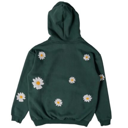 Killcrew Oversized Lux Daisy Hoodie - Green