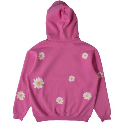 Killcrew Oversized Lux Daisy Hoodie - Pink