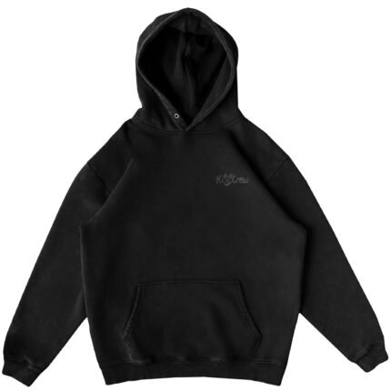 Killcrew Oversized Lux Hoodie Love Seeing You Happy - Blackout