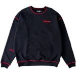 Killcrew Oversized Lux Outseam Crew Neck - Black Red