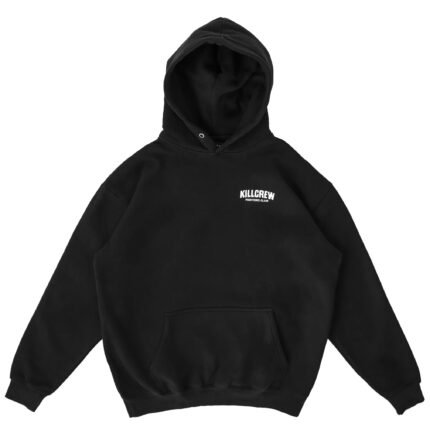 Killcrew Oversized Lux Rigorous Training Hoodie - Black White