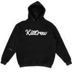Killcrew Oversized Lux Script Hoodie - Black White