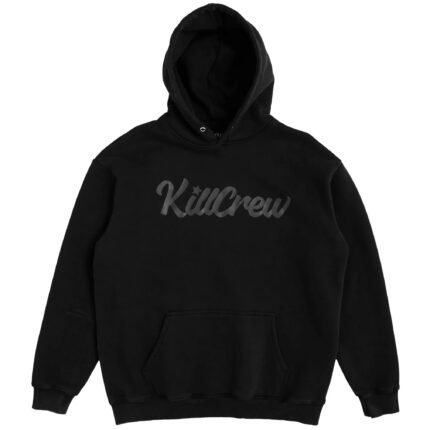 Killcrew Oversized Lux Script Hoodie - Blackout