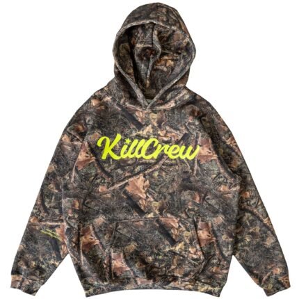 Killcrew Oversized Lux Script Hoodie - Camo Green