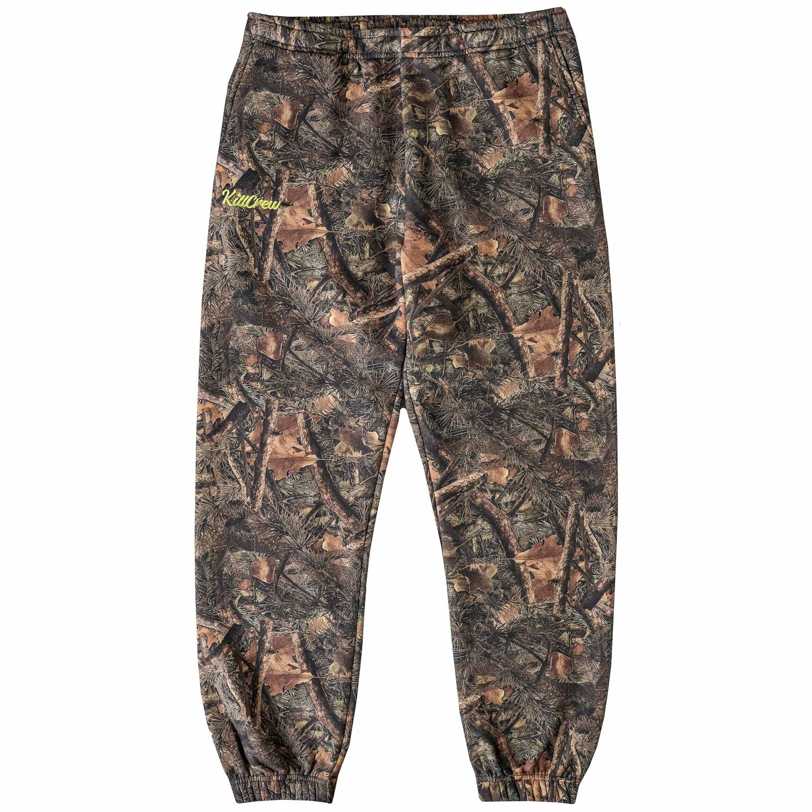 Killcrew Oversized Lux Script Sweatpants - Camo Green Killcrew Oversized Lux Script Sweatpants - Camo Green