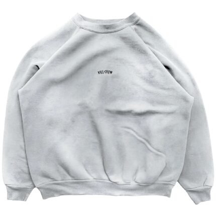 Killcrew Oversized Lux Simple Crew Neck - Grey