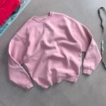 Killcrew Oversized Lux Simple Crew Neck - Rosé