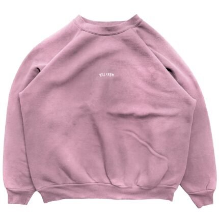 Killcrew Oversized Lux Simple Crew Neck - Rosé